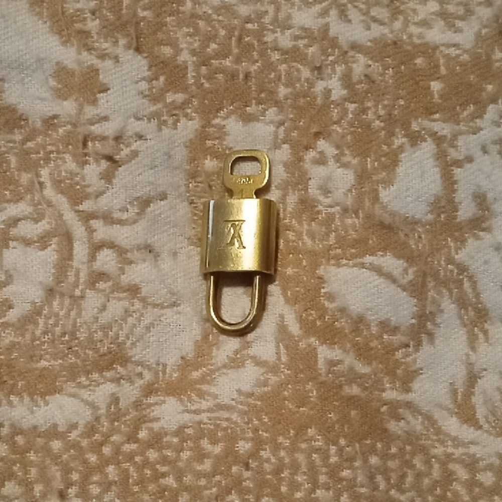 Gold Lock with Key LV Louis Vuitton